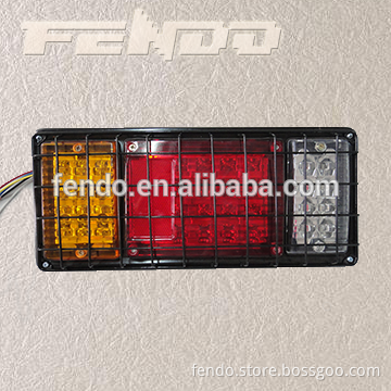 12/24V LED Truck Tail Lamp Trailer Lights With Grille